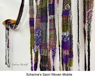 Scharine Saori Woven Mobile